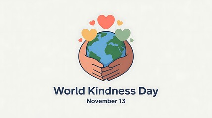 Obraz premium World Kindness Day Illustration