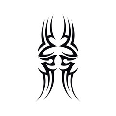 Tribal tattoo vector art design, Tribal tattoo ornament. Vector design sketch.