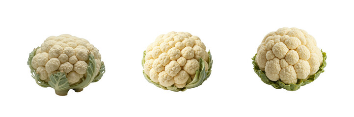 Obraz premium Three unopened flower buds isolated on transparent background