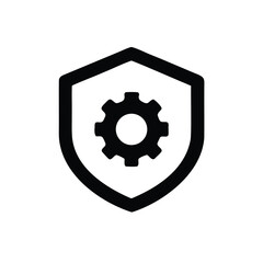 Shield Gear System Protection Maintenance Icon