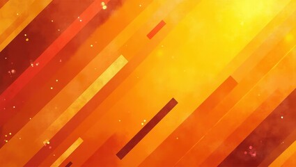 Abstract warm colors with diagonal lines and light effects