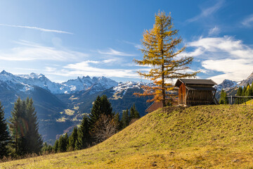 Herbstliches Montafon, Österreich
