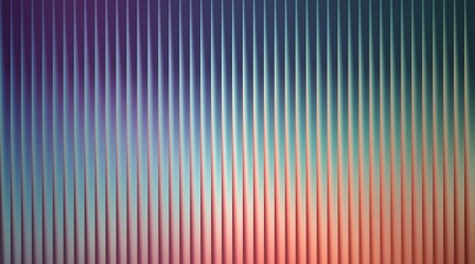 Abstract background with vertical lines in purple, blue, green and orange