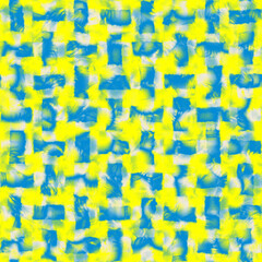 Watercolor Dyed Spotty Checked Pattern