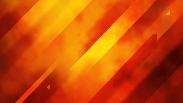 Abstract diagonal stripes of warm orange and yellow light