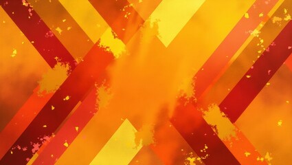 Abstract warm color background with intersecting diagonal lines and texture