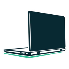 Laptop Icon Vector Illustration, Technology Concept Vector Icon Set of Various Transportation Vehicles