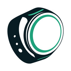 Smartwatch Icon Vector, Health and Technology Vector Icon Set of Various Transportation Vehicles