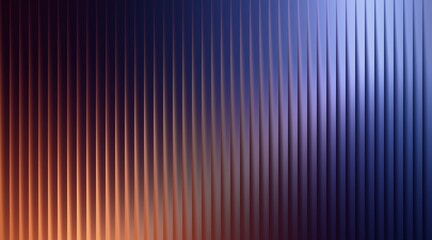 Abstract background with vertical lines and gradient of orange and blue color