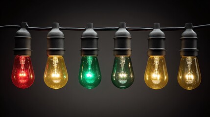 String lights add a cheerful, festive touch to any space. Multi-colored bulbs create a vibrant atmosphere. Perfect for parties, celebrations, or cozy evenings.