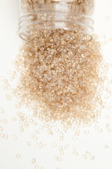 Amber-Tinted Plastic Pellets for Industrial Manufacturing