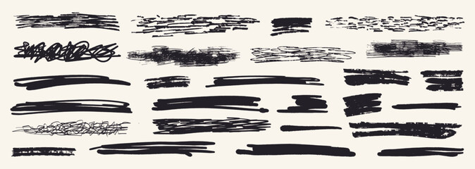 Unique grunge marker textures