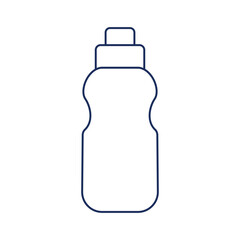 Plastic water bottle vector illustration