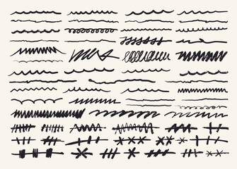 Black marker textures