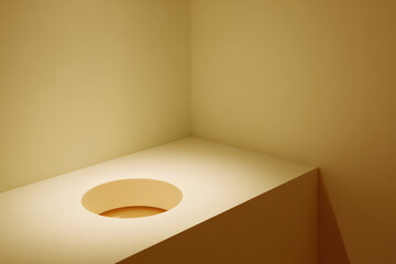 modern sink designed to display water usage and skin health metrics creating techsavvy experience