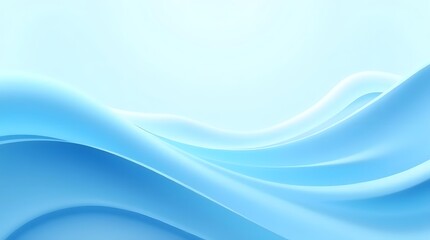 Calm blue waves create a serene and soothing atmosphere, evoking feelings of tranquility and peace.
