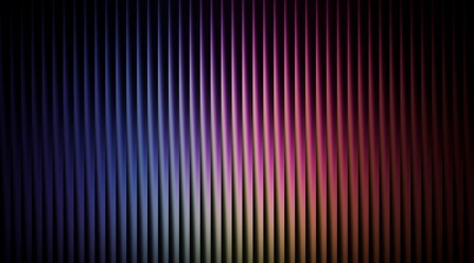 Abstract background with vertical lines and colorful gradient illumination