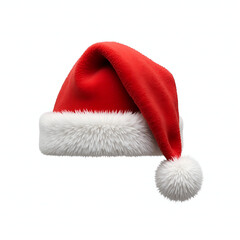 santa claus red hat isolated