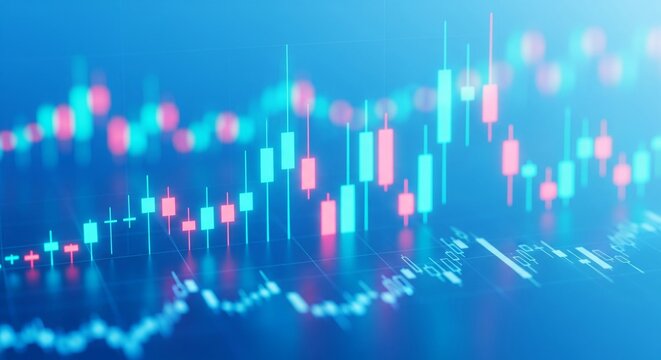 Track vibrant stock trends with an insightful data visualization chart