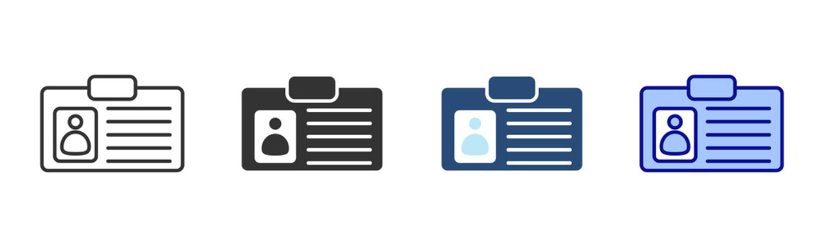 Identity Icon Set. Designed In Multi Style