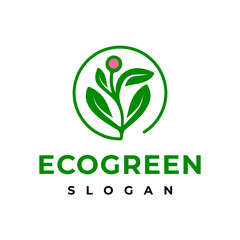 ECO GREEN LOGO TEMPLATE