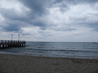 the sea of the beach greece