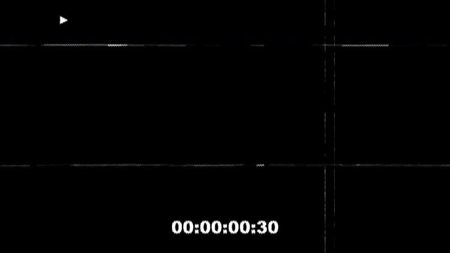 VHS glitch timecode play error vintage suitable for retro video effects, old film overlays, and digital disruptions.