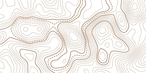 Topographic gold luxury map background. Geographic abstract patternModern design with White background with topographic wavy pattern design.