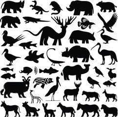Obraz premium Animal silhouette