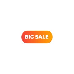 Big Sale Advertisement Corner Banner Vector