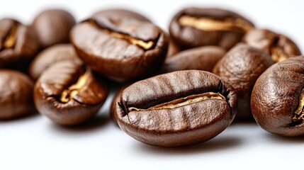 Freshly roasted coffee beans inviting coffee lovers to enjoy their aroma