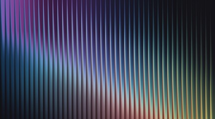 Abstract background with vertical lines and blurred gradient of colors