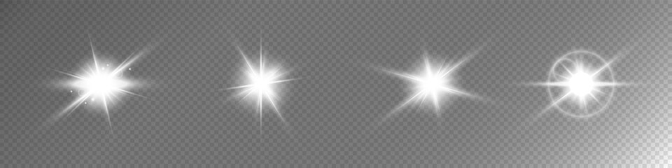 Lens Flare, light glow effect. sun or realistic shining star with backlight effect.
bokeh glitter and sparkles or sparkles on transparent background.

