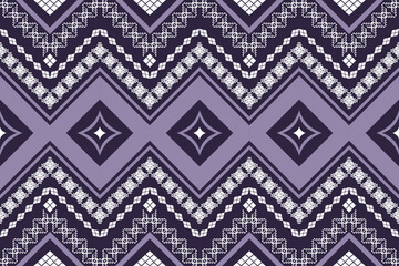 Geometric ethnic traditional art pattern.ikat embroidery style.Design for background,wallpaper,clothing,wrapping,fabric,element.