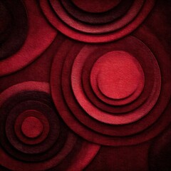 Retro Marine‑Inspired Seamless Graphic of Concentric Shell Patterns in Turquoise Palettes Offering a Stylish Ocean Theme for Surface Decoration abstract red background with circles