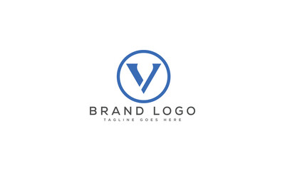 letter V logo design vector template design for brand.