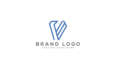 letter V logo design vector template design for brand.