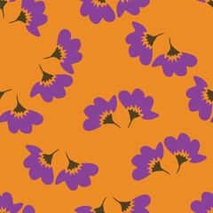 autumn leaves seamless pattern