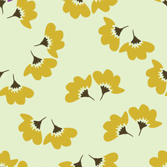 autumn leaves seamless pattern