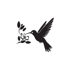 eagle bird of prey vector illustration flying silhouette