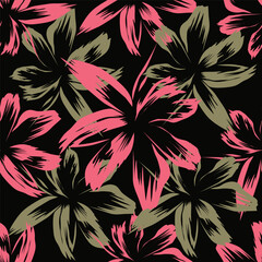 seamless pattern with flowers