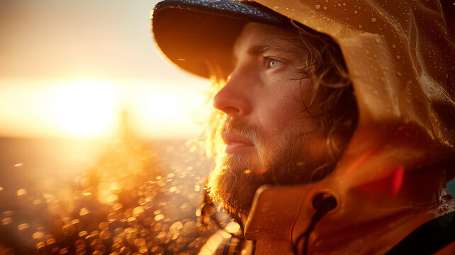 Portrait of a young fisherman