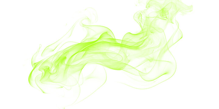 Ethereal Green Smoke Swirls Abstract Art Fluid Motion Organic Forms Atmospheric Effects Dark Background Contemporary