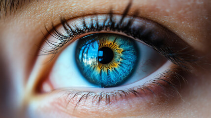 Simple caring eye contact moment