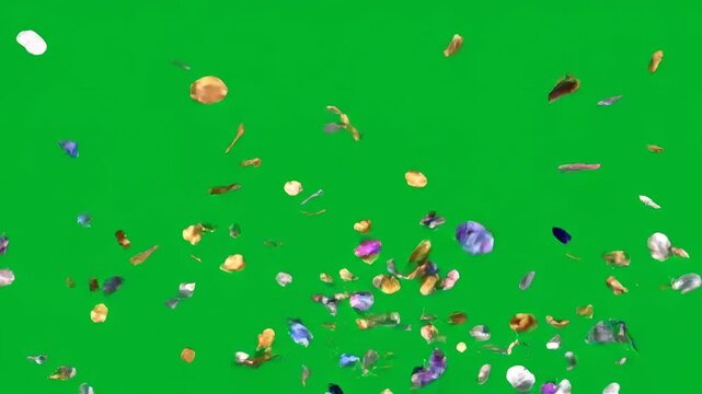 Vector illustration of a green pattern with liquid water drops and rain bubbles on a light nature texture design wallpaper