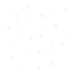 scattered snowflakes