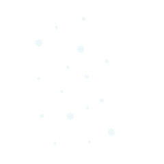 scattered snowflakes