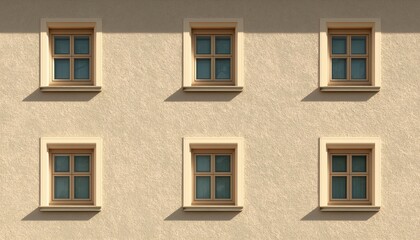 Design Of Windows With Intricate Geometric Patterns And Shapes As Decoration For An Architectural Feature. Known As Window Pattern Or Window Design.