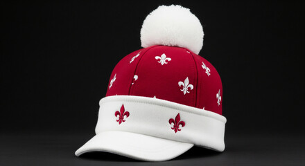 New Year's hat featuring a royal emblem ideal for festive celebrations and parties