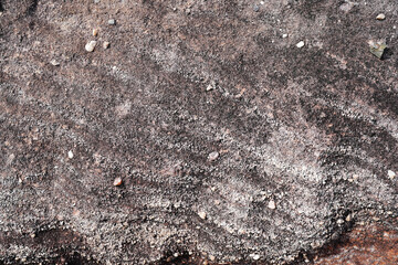 Hard rock terrain with small gavel